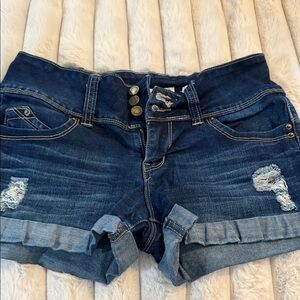 YMI Denim Blue Juniors Shorts
